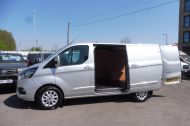 FORD TRANSIT CUSTOM 280/130 LIMITED L1 SWB EURO 6 IN SILVER WITH AIR CONDITIONING,PARKING SENSORS,BLUETOOTH AND MORE **** CHOICE OF 2 ****  - 2053 - 20