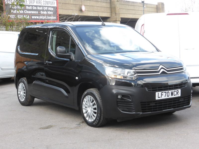 CITROEN BERLINGO 650 ENTERPRISE M BLUEHDI IN BLACK WITH ONLY 54.000 MILES,AIR CONDITIONING,PARKING SENSORS AND MORE - 2629 - 18