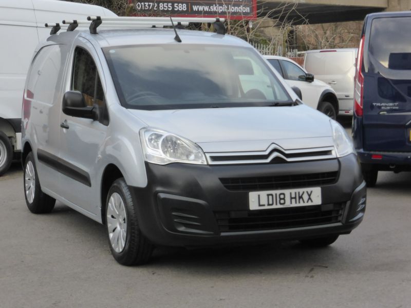 CITROEN BERLINGO 625 ENTERPRISE L1 BLUEHDI EURO 6 IN SILVER WITH ONLY 53.000 MILES,AIR CONDITIONING,BLUETOOTH,PARKING SENSORS AND MORE **** £8795 + VAT **** - 2603 - 10