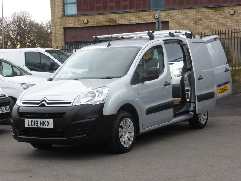 CITROEN BERLINGO 625 ENTERPRISE L1 BLUEHDI EURO 6 IN SILVER WITH ONLY 53.000 MILES,AIR CONDITIONING,BLUETOOTH,PARKING SENSORS AND MORE **** £8795 + VAT **** - 2603 - 2