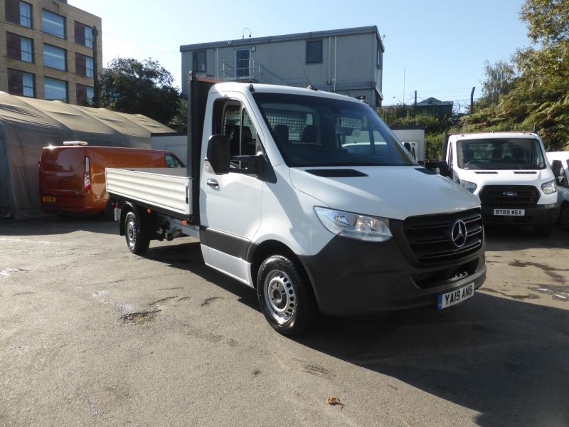 MERCEDES SPRINTER 314 CDI L2 DROPSIDE IN WHITE , ULEZ COMPLIANT , EURO 6 ,**** £15995 + VAT **** - 2496 - 3