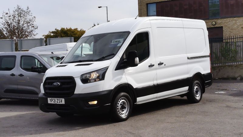 FORD TRANSIT 310 LEADER ECOBLUE L2H2 MWB MEDIUM ROOF WITH SAT NAV,AIR CONDITIONING,HEATED SEATS AND MORE *** SOLD *** - 2920 - 21