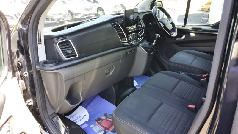 FORD TRANSIT CUSTOM 300 LIMITED L2H2 LWB HIGH ROOF IN BLACK WITH AIR CONDITIONING,PARK ASSIST CAMERA,PARKING SENSORS,HEATED SEATS AND MORE - 2875 - 13