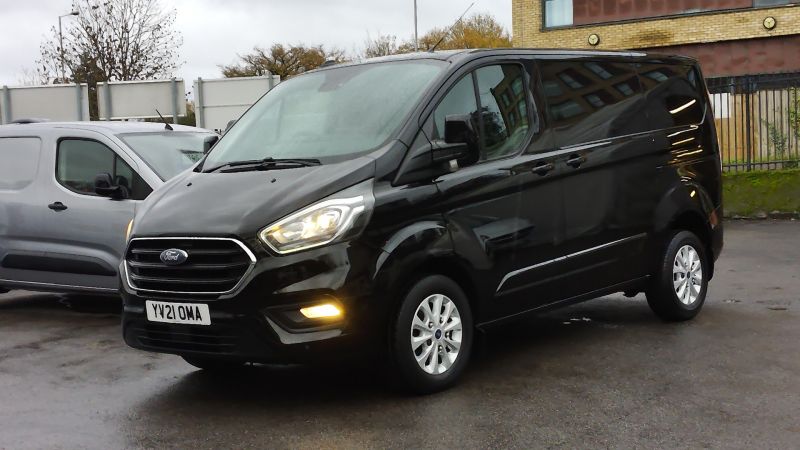 FORD TRANSIT CUSTOM 280 LIMITED L1 SWB IN BLACK WITH AIR CONDITIONING,PARKING SENSORS AND MORE *** SOLD *** - 2951 - 18
