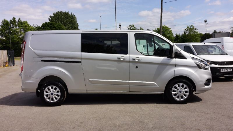 FORD TRANSIT CUSTOM 320 LIMITED L2 LWB AUTOMATIC 6 SEATER DOUBLE CAB COMBI CREW VAN IN SILVER WITH AIR CONDITIONING AND MORE *** SOLD *** - 2859 - 10