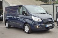 FORD TRANSIT CUSTOM 310/130 TREND L1 SWB EURO 6 IN BLUE WITH AIR CONDITIONING,SENSORS,REAR CAMERA,ELECTRIC PACK,BLUETOOTH AND MORE *** DEPOSITS TAKEN *** - 2082 - 3