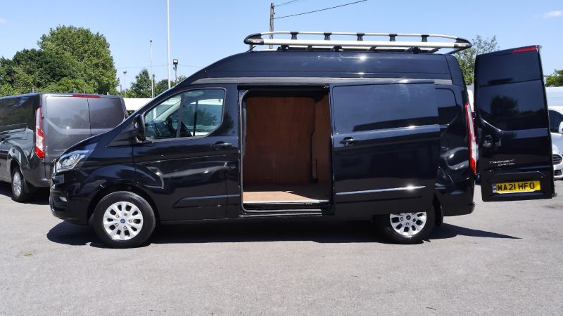 FORD TRANSIT CUSTOM 300 LIMITED L2H2 LWB HIGH ROOF IN BLACK WITH AIR CONDITIONING,PARK ASSIST CAMERA,PARKING SENSORS,HEATED SEATS AND MORE - 2875 - 8