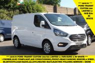 FORD TRANSIT CUSTOM 280/130 LIMITED L1 SWB EURO 6 WITH AIR CONDITIONING,PARKING SENSORS,BLUETOOTH,ALLOYS AND MORE  - 2104 - 1