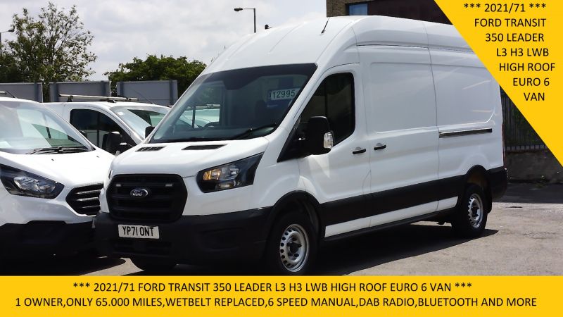 FORD TRANSIT 350 LEADER ECOBLUE L3H3 LWB HIGH ROOF ONLY 65.000 MILES AND MORE - 2854 - 1