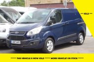 FORD TRANSIT CUSTOM 310/130 TREND L1 SWB EURO 6 IN BLUE WITH AIR CONDITIONING,SENSORS,REAR CAMERA,ELECTRIC PACK,ALLOY,BLUETOOTH AND MORE **** SOLD **** - 2130 - 1