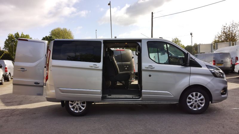 FORD TRANSIT CUSTOM 320 LIMITED L1 SWB 6 SEATER DOUBLE CAB COMBI CREW VAN WITH AIR CONDITIONING,PARKING SENSORS,ALLOYS,HEATED SEATS AND MORE *** DEPOSIT TAKEN *** - 2914 - 9