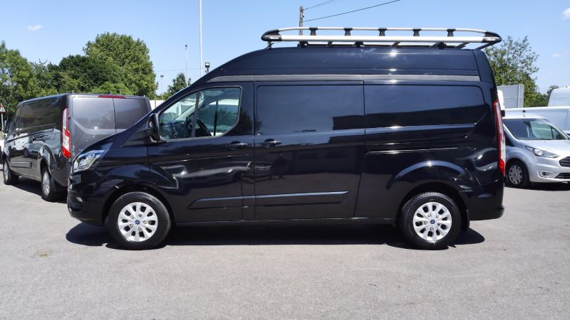 FORD TRANSIT CUSTOM 300 LIMITED L2H2 LWB HIGH ROOF IN BLACK WITH AIR CONDITIONING,PARK ASSIST CAMERA,PARKING SENSORS,HEATED SEATS AND MORE - 2875 - 7