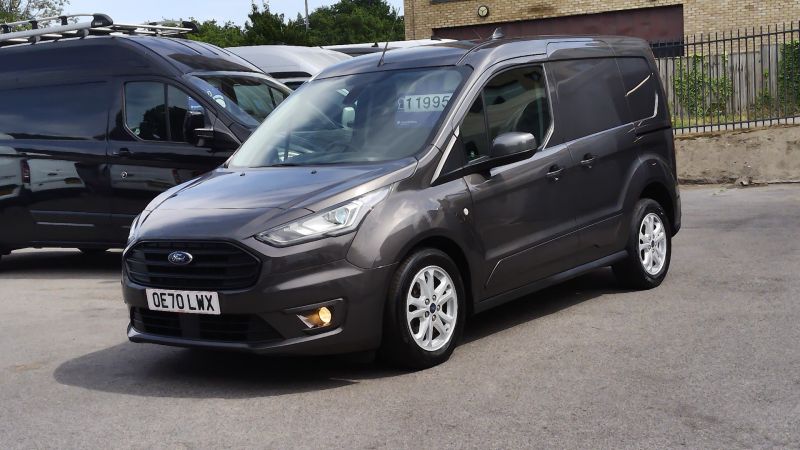 FORD TRANSIT CONNECT 200 LIMITED AUTOMATIC L1 SWB AUTOMATIC IN GREY WITH SAT NAV,REAR CAMERA,AIR CONDITIONING,PARKING SENSORS AND MORE - 2881 - 2