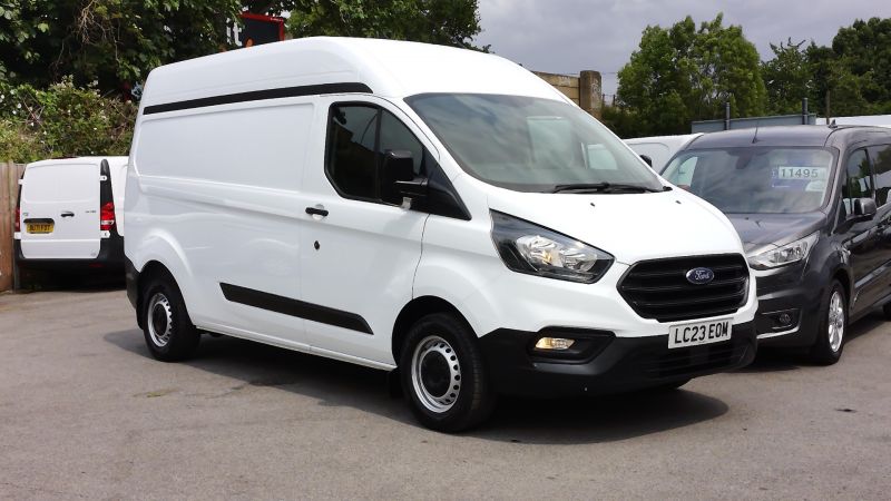 FORD TRANSIT CUSTOM 300 LEADER ECOBLUE L2 H2 LWB HIGH ROOF ONLY 28.000 MILES,AIR CONDITIONING,PARKING SENSORS AND MORE - 2870 - 4