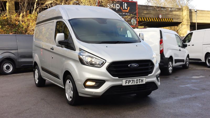 FORD TRANSIT CUSTOM 320 TREND ECOBLUE L1H2 SWB HIGH ROOF IN SILVER WITH AIR CONDITIONING,PARKING SENSORS AND MORE - 2954 - 21