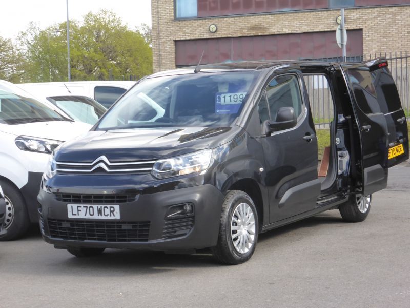 CITROEN BERLINGO 650 ENTERPRISE M BLUEHDI IN BLACK WITH ONLY 54.000 MILES,AIR CONDITIONING,PARKING SENSORS AND MORE - 2629 - 11