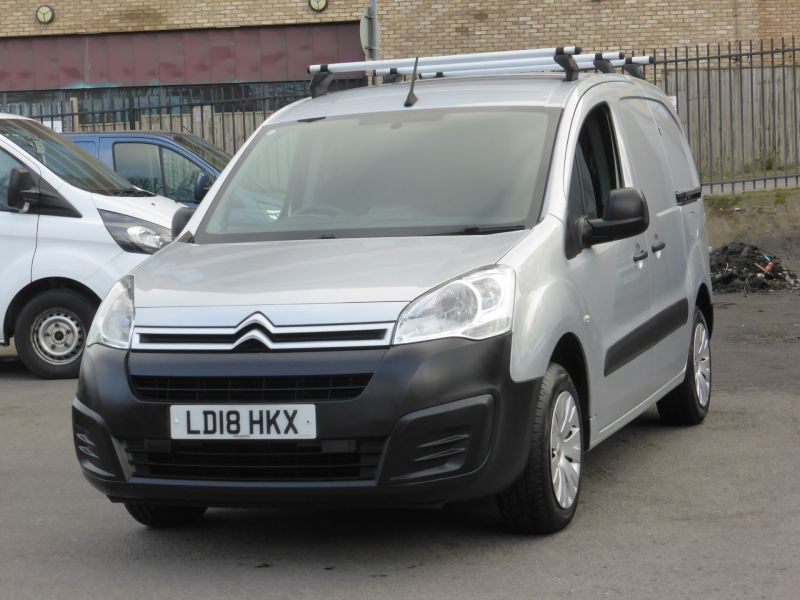 CITROEN BERLINGO 625 ENTERPRISE L1 BLUEHDI EURO 6 IN SILVER WITH ONLY 53.000 MILES,AIR CONDITIONING,BLUETOOTH,PARKING SENSORS AND MORE **** £8795 + VAT **** - 2603 - 11