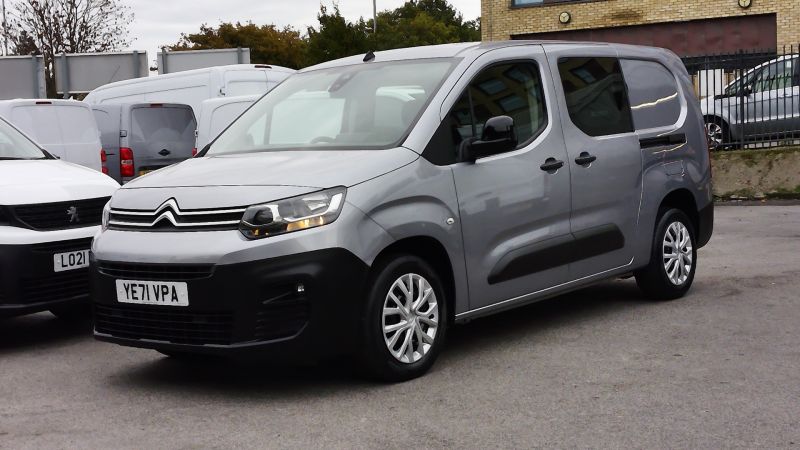 CITROEN BERLINGO 850 ENTERPRISE PRO LWB 5 SEATER DOUBLE CAB COMBI VAN,ONLY 40.000 MILES,SAT NAV,REAR CAMERA,AIR CONDITIONING,PARKING SENSORS AND MORE - 2935 - 24