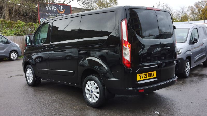 FORD TRANSIT CUSTOM 280 LIMITED L1 SWB IN BLACK WITH AIR CONDITIONING,PARKING SENSORS AND MORE *** SOLD *** - 2951 - 5