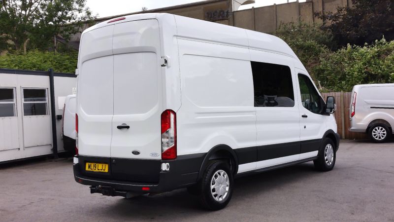 FORD TRANSIT 350 L3H3 LWB HIGH ROOF 6 SEATER DOUBLE CAB COMBI CREW VAN WITH AIR CONDITIONING,SAT NAV AND MORE - 2867 - 6