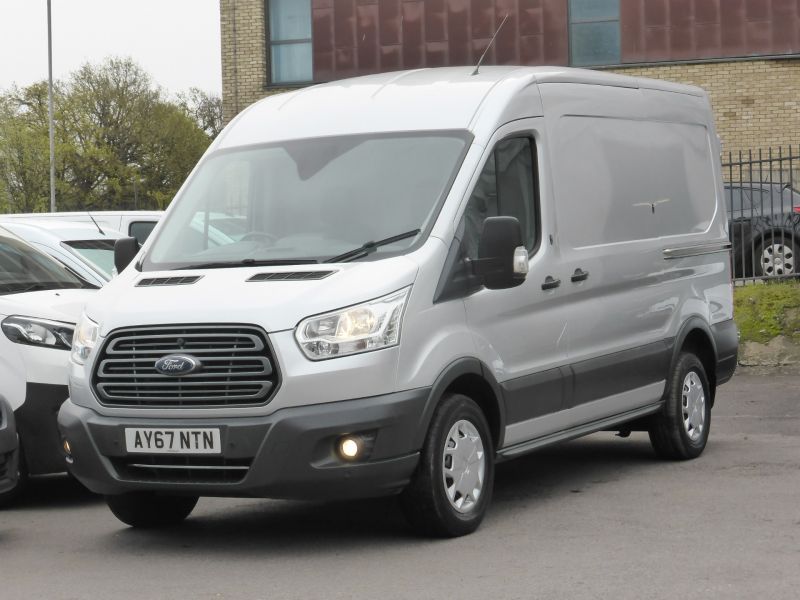 FORD TRANSIT 350/130 TREND L2 H2 MWB MEDIUM ROOF IN SILVER WITH AIR CONDITIONING,PARKING SENSORS  **** SOLD **** - 2628 - 25