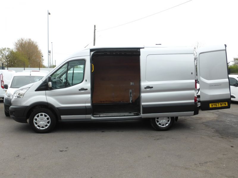 FORD TRANSIT 350/130 TREND L2 H2 MWB MEDIUM ROOF IN SILVER WITH AIR CONDITIONING,PARKING SENSORS  **** SOLD **** - 2628 - 22