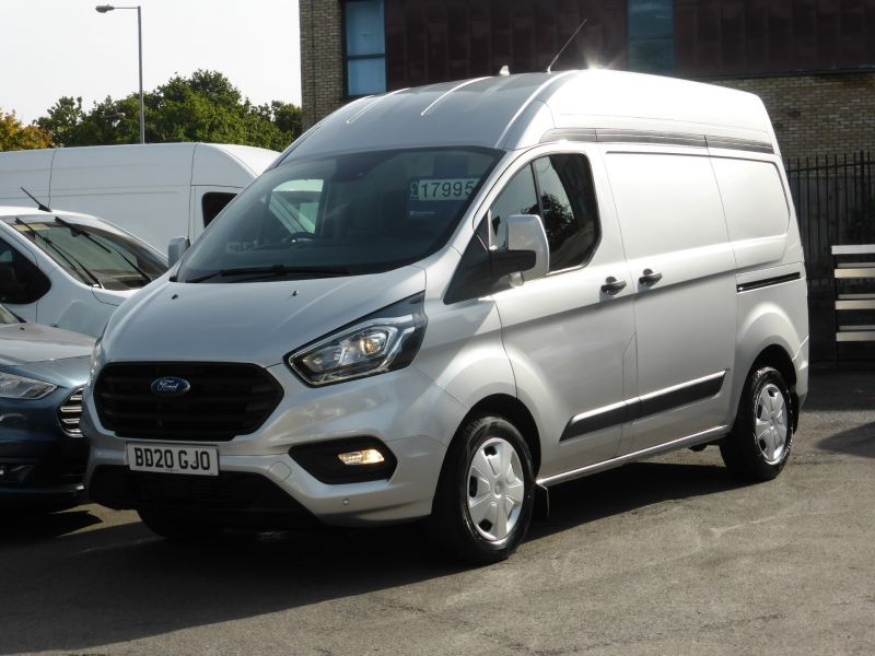 FORD TRANSIT CUSTOM 320 TREND L1 H2 SWB HIGH ROOF EURO 6 WITH SAT NAV,AIR CONDITIONING,PARKING SENSORS,ELECTRIC PACK,BLUETOOTH AND MORE - 2493 - 2