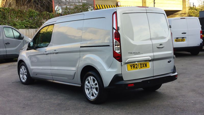 FORD TRANSIT CONNECT 240 LIMITED L2 LWB AUTOMATIC IN SILVER,SAT NAV,AIR CONDITIONING,PARK ASSIST CAMERA AND MORE  - 2952 - 6