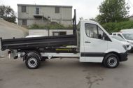 MERCEDES SPRINTER 314CDI SINGLE CAB STEEL TIPPER EURO 6 WITH ONLY 61.000 MILES,CRUISE CONTROL,BLUETOOTH,6 SPEED AND MORE - 2107 - 26