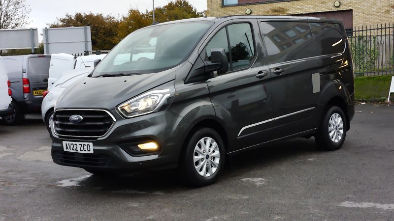 FORD TRANSIT CUSTOM 300 LIMITED ECOBLUE L1 SWB IN GREY WITH 49.000 MILES,AIR CONDITIONING,PARK ASSIST CAMERA,PARKING SENSORS,ALLOYS AND MORE *** SOLD *** - 2944 - 24
