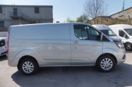 FORD TRANSIT CUSTOM 280/130 LIMITED L1 SWB EURO 6 IN SILVER WITH AIR CONDITIONING,PARKING SENSORS,BLUETOOTH AND MORE **** CHOICE OF 2 ****  - 2053 - 9