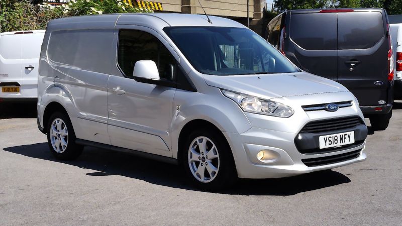 FORD TRANSIT CONNECT 200 LIMITED L1 SWB IN SILVER WITH ONLY 53.000 MILES,AIR CONDITIONING,PARKING SENSORS AND MORE - 2866 - 9
