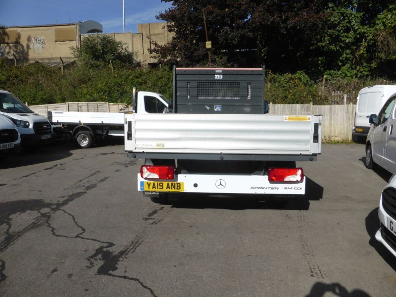 MERCEDES SPRINTER 314 CDI L2 DROPSIDE IN WHITE , ULEZ COMPLIANT , EURO 6 ,**** £15995 + VAT **** - 2496 - 5