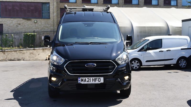 FORD TRANSIT CUSTOM 300 LIMITED L2H2 LWB HIGH ROOF IN BLACK WITH AIR CONDITIONING,PARK ASSIST CAMERA,PARKING SENSORS,HEATED SEATS AND MORE - 2875 - 23