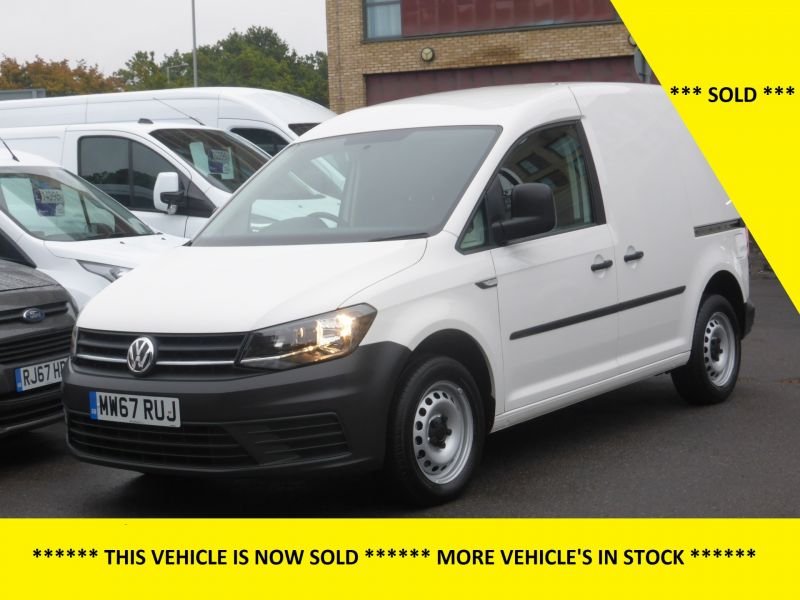 VOLKSWAGEN CADDY C20 STARTLINE 2.0TDI SWB IN WHITE WITH ONLY 52.000 MILES,PARKING SENSORS  **** SOLD **** - 2521 - 1