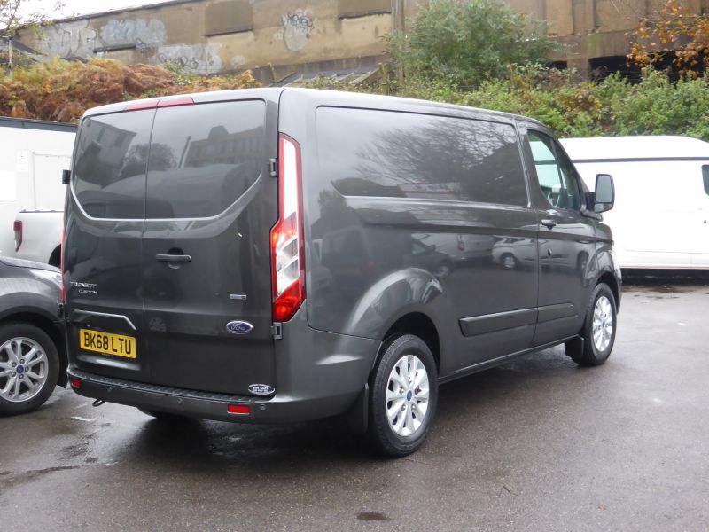 FORD TRANSIT CUSTOM 300 LIMITED L1 SWB IN MAGNETIC GREY WITH AIR CONDITIONING,SENSORS,HEATED SEATS AND MORE   - 2536 - 5