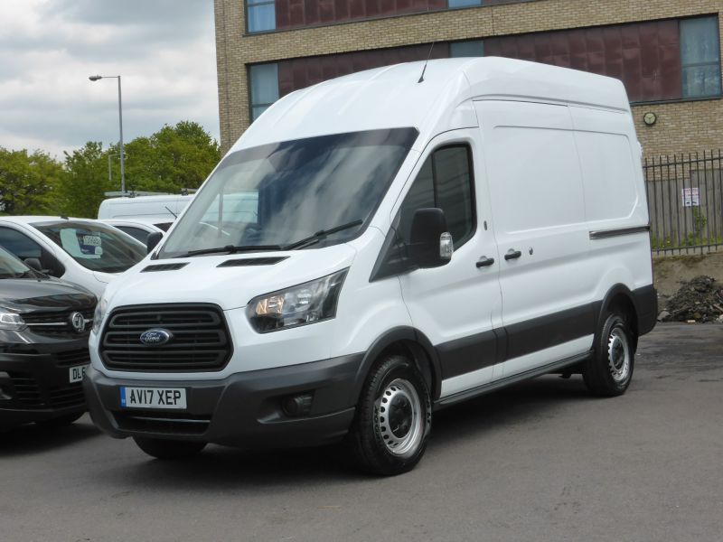 FORD TRANSIT 330 L2 H3 MWB HIGH ROOF EURO 6 IN WHITE WITH BLUETOOTH,6 SPEED AND MORE - 2644 - 2