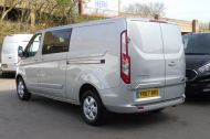 FORD TRANSIT CUSTOM 310/130 LIMITED EURO 6 L2 LWB 6 SEATER DOUBLE CAB COMBI VAN WITH ONLY 36.000 MILES,AIR CONDITIONING,PARKING SENSORS AND MORE - 2061 - 5
