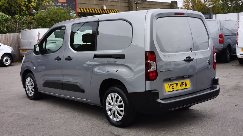 CITROEN BERLINGO 850 ENTERPRISE PRO LWB 5 SEATER DOUBLE CAB COMBI VAN,ONLY 40.000 MILES,SAT NAV,REAR CAMERA,AIR CONDITIONING,PARKING SENSORS AND MORE - 2935 - 5
