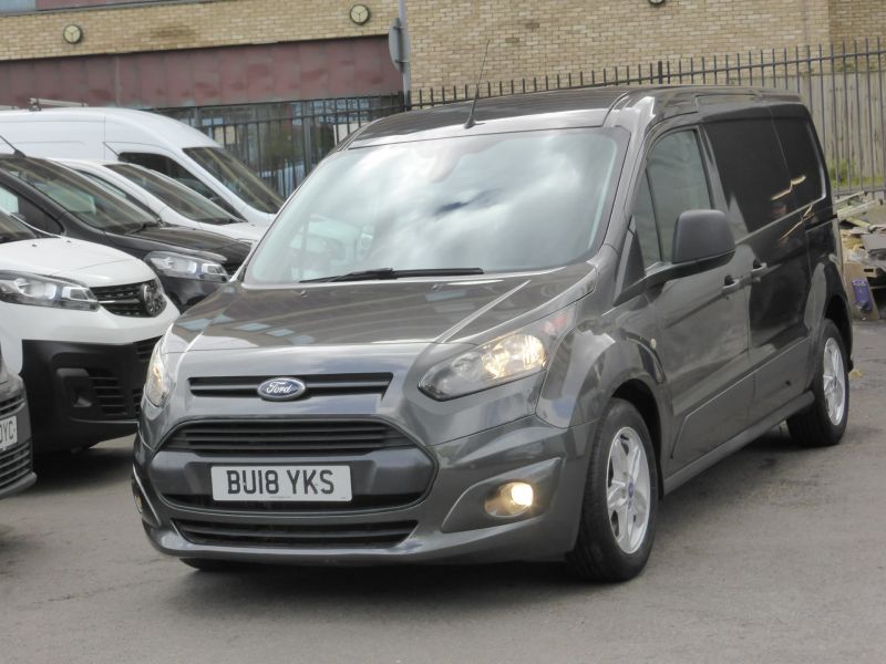 FORD TRANSIT CONNECT 230 TREND L2 LWB 5 SEATER DOUBLE CAB CREW VAN IN GREY WITH ONLY 28.000 MILES,AIR CONDITIONING,BLUETOOTH AND MORE - 2637 - 25