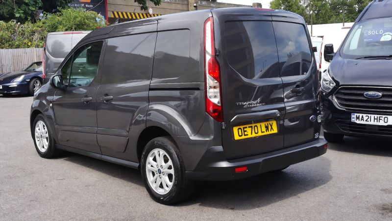 FORD TRANSIT CONNECT 200 LIMITED AUTOMATIC L1 SWB AUTOMATIC IN GREY WITH SAT NAV,REAR CAMERA,AIR CONDITIONING,PARKING SENSORS AND MORE - 2881 - 4