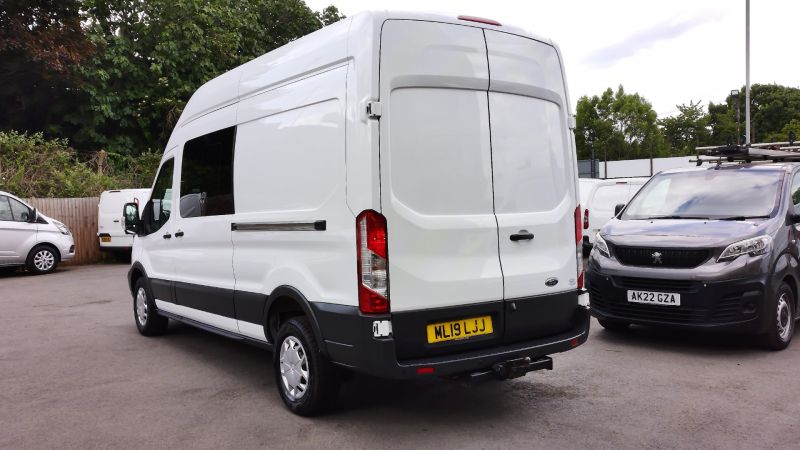 FORD TRANSIT 350 L3H3 LWB HIGH ROOF 6 SEATER DOUBLE CAB COMBI CREW VAN WITH AIR CONDITIONING,SAT NAV AND MORE - 2867 - 5