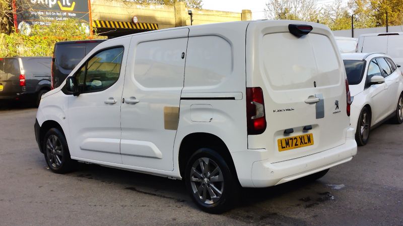 PEUGEOT PARTNER 1000 ASPHALT PREMIUM L1 SWB,SAT NAV,ALLOYS,AIR CONDITIONING,PARK ASSIST CAMERA AND MORE - 2949 - 4