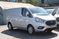 FORD TRANSIT CUSTOM 280/130 LIMITED L1 SWB EURO 6 IN SILVER WITH AIR CONDITIONING,PARKING SENSORS,BLUETOOTH AND MORE **** CHOICE OF 2 ****  - 2053 - 3