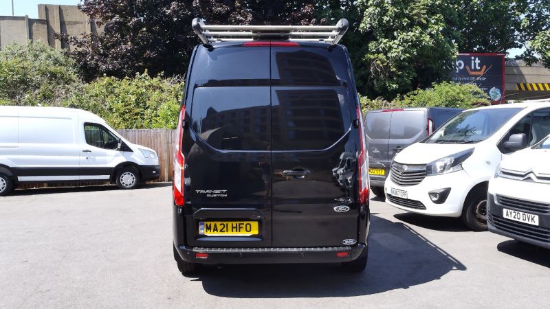 FORD TRANSIT CUSTOM 300 LIMITED L2H2 LWB HIGH ROOF IN BLACK WITH AIR CONDITIONING,PARK ASSIST CAMERA,PARKING SENSORS,HEATED SEATS AND MORE - 2875 - 9