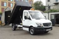 MERCEDES SPRINTER 314CDI SINGLE CAB STEEL TIPPER EURO 6 WITH ONLY 61.000 MILES,CRUISE CONTROL,BLUETOOTH,6 SPEED AND MORE - 2107 - 23
