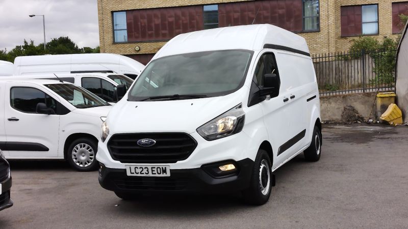 FORD TRANSIT CUSTOM 300 LEADER ECOBLUE L2 H2 LWB HIGH ROOF ONLY 28.000 MILES,AIR CONDITIONING,PARKING SENSORS AND MORE - 2870 - 19