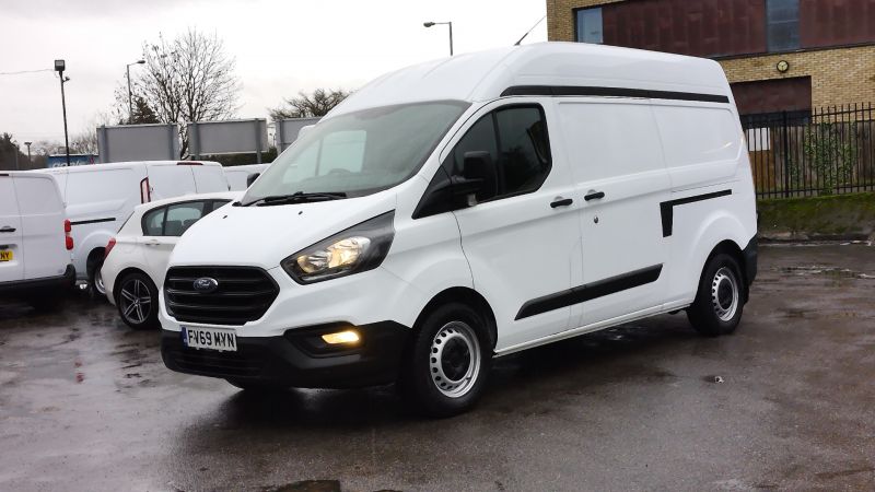 FORD TRANSIT CUSTOM 320 LEADER L2H2 LWB HIGH ROOF ONLY 63.000 MILES,AIR CONDITIONING,PARKING SENSORS AND MORE - 2965 - 19