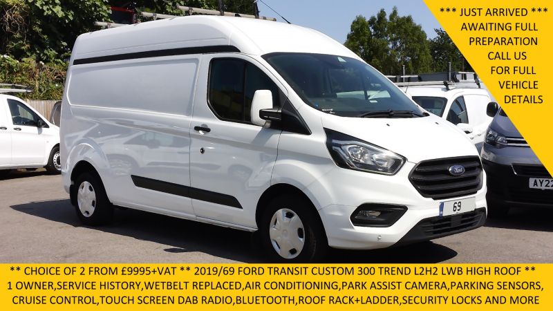 FORD TRANSIT CUSTOM 300 TREND L2 H2 LWB HIGH ROOF WITH AIR CONDITIONING,PARK ASSIST CAMERA,PARKING SENSORS AND MORE - 2905 - 1