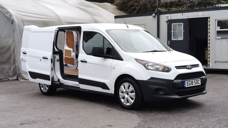 FORD TRANSIT CONNECT 240 L2 LWB WITH ONLY 65.000 MILES,AIR CONDITIONING,PARKING SENSORS,SECURITY LOCKS AND MORE - 2888 - 4